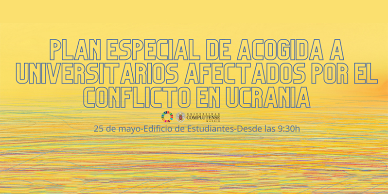 Jornada de presentación, miércoles 25 de mayo, en el Edificio Estudiantes (9:30h)
